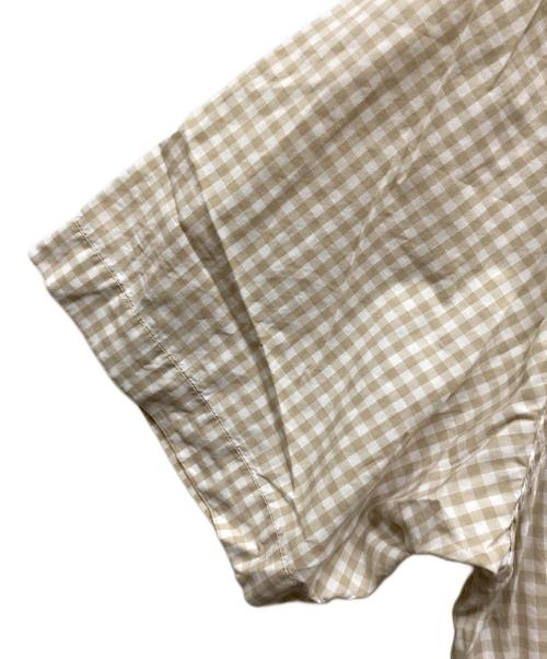SUPREME（シュプリーム）SUPREME (シュプリーム) Gingham S/S Shirt ベージュ サイズ:Mの古着・服飾アイテム