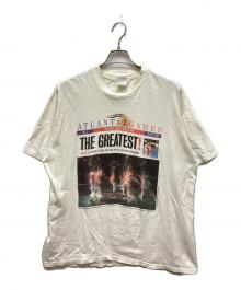 Hanes（ヘインズ）の古着「ニュースペーパープリントTシャツ」｜ホワイト