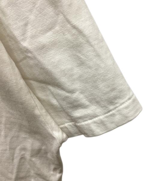 Hanes（ヘインズ）Hanes (ヘインズ) ニュースペーパープリントTシャツ ホワイト サイズ:XLの古着・服飾アイテム