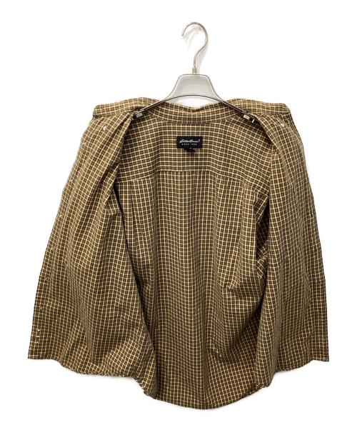 Eddie Bauer（エディーバウアー）Eddie Bauer (エディーバウアー) チェックBDシャツ ベージュ サイズ:Mの古着・服飾アイテム