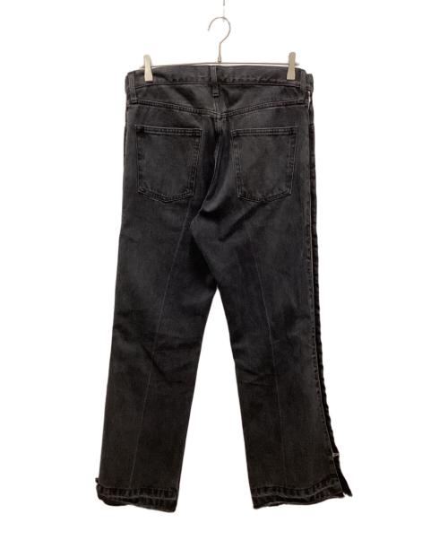 TOGA VIRILIS（トーガ ビリリース）TOGA VIRILIS (トーガ ビリリース) ZIP DENIM PANTS/ジップデニムパンツ ブラック サイズ:46の古着・服飾アイテム