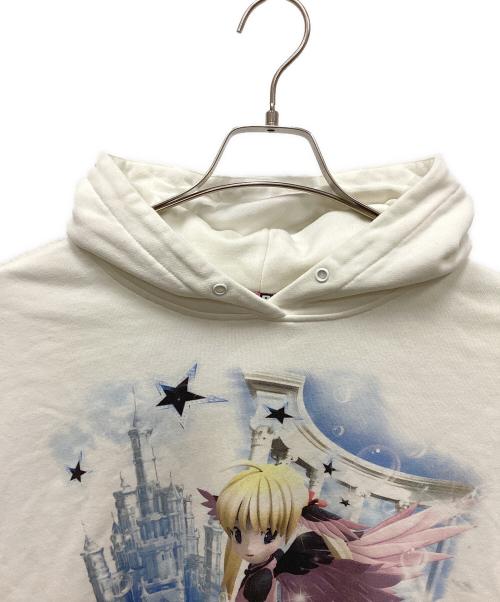 cfierce（フィアス）CFIERCE (フィアス) プルオーバーパーカー ホワイト サイズ:Mの古着・服飾アイテム
