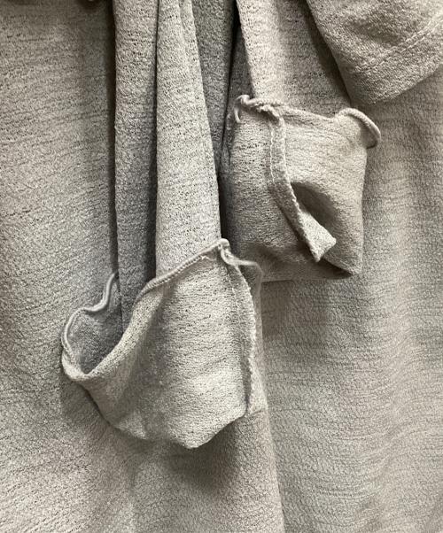 ojos（オホス）ojos (オホス) デザインカーディガン/ELBOW CUT KNIT TOP グレー サイズ:FREEの古着・服飾アイテム