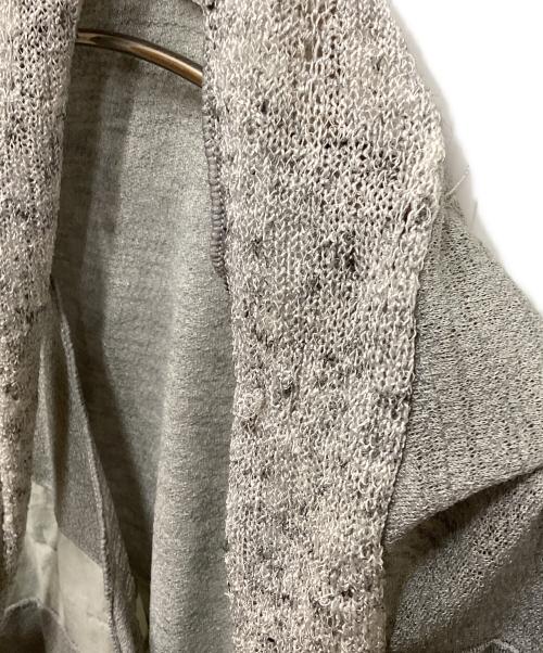 ojos（オホス）ojos (オホス) デザインカーディガン/ELBOW CUT KNIT TOP グレー サイズ:FREEの古着・服飾アイテム