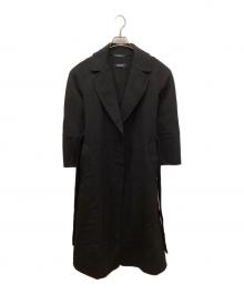 'S Max Mara（エスマックスマーラ）の古着「ウールベルテッドコート」｜ブラック
