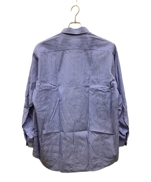 Christian Dior（クリスチャン ディオール）Christian Dior (クリスチャン ディオール) チェックBDシャツ ブルー サイズ:42の古着・服飾アイテム
