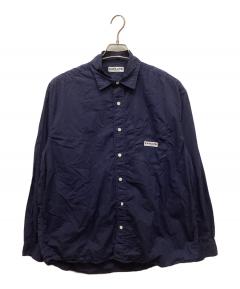 中古・古着通販】COMOLI (コモリ) シャツ ネイビー｜ブランド・古着