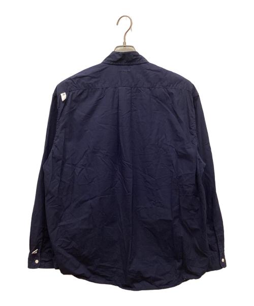 CAHLUMN（カウラム）CAHLUMN (カウラム) Magazine Pocket Broad Shirt ネイビー サイズ:Mの古着・服飾アイテム