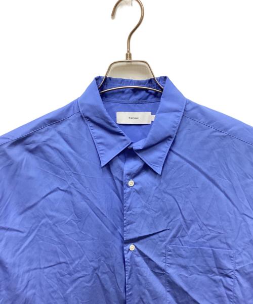 Graphpaper（グラフペーパー）Graphpaper (グラフペーパー) Broad L/S Oversized Regular Collar Shirt / オーバーサイズレギュラーシャツ ブルー サイズ:1の古着・服飾アイテム