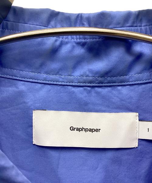 Graphpaper（グラフペーパー）Graphpaper (グラフペーパー) Broad L/S Oversized Regular Collar Shirt / オーバーサイズレギュラーシャツ ブルー サイズ:1の古着・服飾アイテム