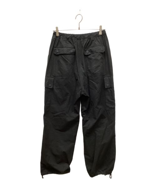 UNIVERSAL PRODUCTS.（ユニバーサルプロダクツ）UNIVERSAL PRODUCTS. (ユニバーサルプロダクツ) GARMENT DYE FIELD EASY PANTS / ガーメントダイフィールドイージーパンツ ブラック サイズ:2の古着・服飾アイテム