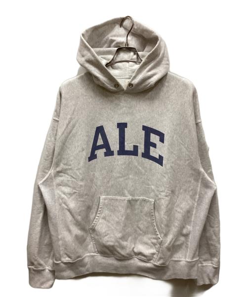 blurhms ROOTSTOCK（ブラームスルーツストック）blurhms ROOTSTOCK (ブラームスルーツストック) PRINT Sweat Hoodie P/O Big / プリントフーディースウェット グレー サイズ:3の古着・服飾アイテム