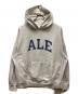 blurhms ROOTSTOCK（ブラームスルーツストック）の古着「PRINT Sweat Hoodie P/O Big / プリントフーディースウェット」｜グレー