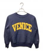 Champion REVERSE WEAVEチャンピオン リバース ウィーブ）の古着「カレッジプリントスウェット」｜ネイビー