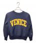 Champion REVERSE WEAVE（チャンピオン リバース ウィーブ）の古着「カレッジプリントスウェット」｜ネイビー