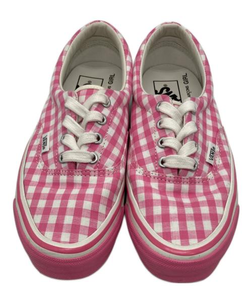 VANS（ヴァンズ）VANS (ヴァンズ) COMME des GARCONS GIRL (コムデギャルソンガール) Otw Era Reissue 95 スニーカー（エラリイシュー） ホワイト×ピンク サイズ:US4.5の古着・服飾アイテム