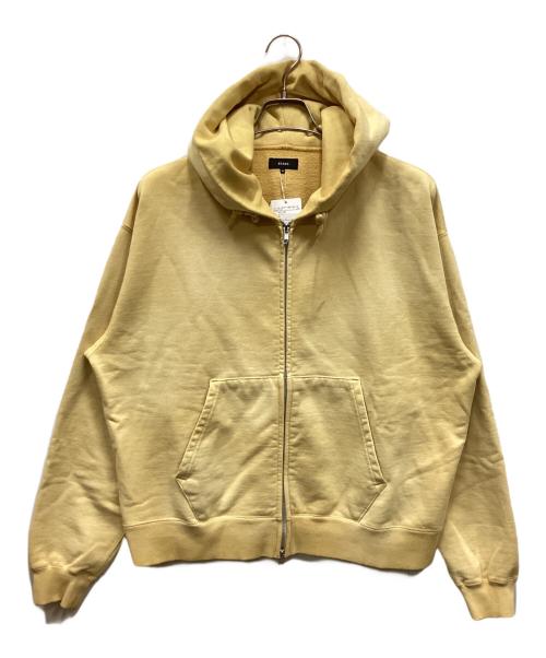 BEAMS（ビームス）BEAMS (ビームス) フェードデザインジップパーカー イエロー サイズ:Mの古着・服飾アイテム