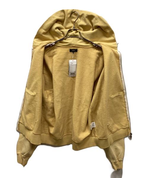 BEAMS（ビームス）BEAMS (ビームス) フェードデザインジップパーカー イエロー サイズ:Mの古着・服飾アイテム