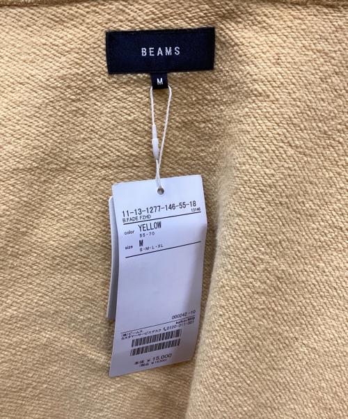 BEAMS（ビームス）BEAMS (ビームス) フェードデザインジップパーカー イエロー サイズ:Mの古着・服飾アイテム