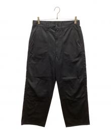 nano・universe×Dickies（ナノ・ユニバース×ディッキーズ）の古着「別注 ダブルニー パンツ」｜ブラック