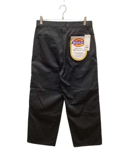 nano・universe（ナノ・ユニバース）nano・universe (ナノ・ユニバース) Dickies (ディッキーズ) 別注 ダブルニー パンツ ブラック サイズ:M 未使用品の古着・服飾アイテム