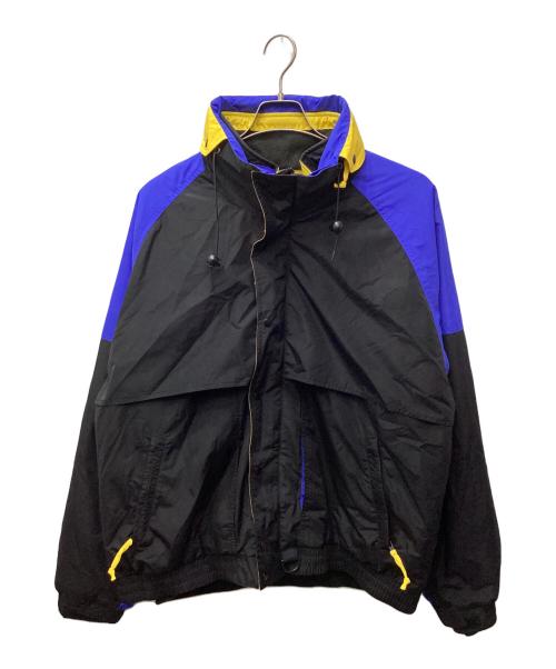 Tri Mountain（トライマウンテン）TRI MOUNTAIN (トライマウンテン) ライナー付マウンテンパーカー ブルー×イエロー サイズ:XLの古着・服飾アイテム