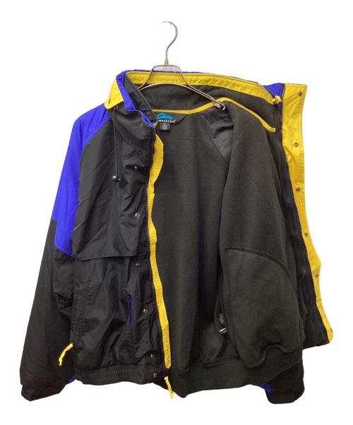 Tri Mountain（トライマウンテン）TRI MOUNTAIN (トライマウンテン) ライナー付マウンテンパーカー ブルー×イエロー サイズ:XLの古着・服飾アイテム