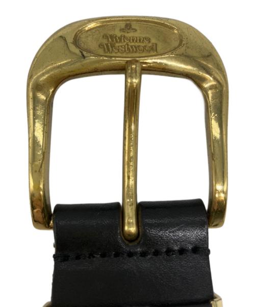 Vivienne Westwood（ヴィヴィアンウエストウッド）Vivienne Westwood (ヴィヴィアンウエストウッド) レザーベルト ブラックの古着・服飾アイテム