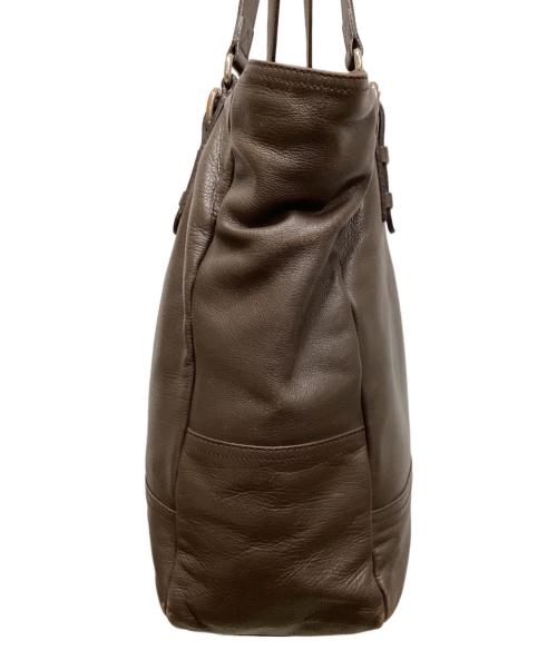 Vivienne Westwood（ヴィヴィアンウエストウッド）Vivienne Westwood (ヴィヴィアンウエストウッド) レザートートバッグ ブラウンの古着・服飾アイテム