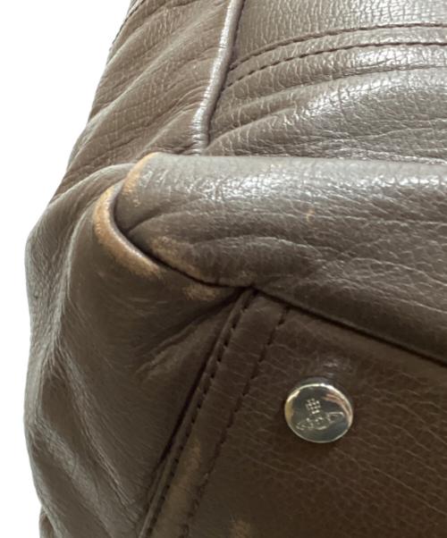 Vivienne Westwood（ヴィヴィアンウエストウッド）Vivienne Westwood (ヴィヴィアンウエストウッド) レザートートバッグ ブラウンの古着・服飾アイテム