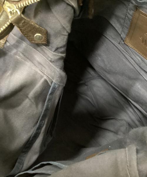 Vivienne Westwood（ヴィヴィアンウエストウッド）Vivienne Westwood (ヴィヴィアンウエストウッド) レザートートバッグ ブラウンの古着・服飾アイテム