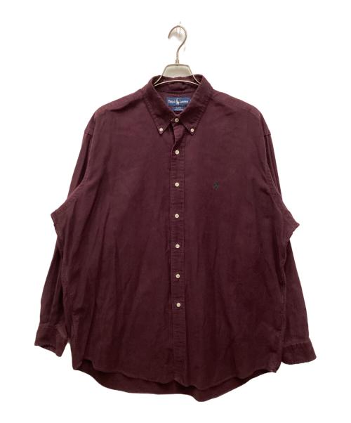 RALPH LAUREN（ラルフローレン）RALPH LAUREN (ラルフローレン) BLAKE/ブレイクボタンダウンシャツ ボルドー サイズ:XLの古着・服飾アイテム