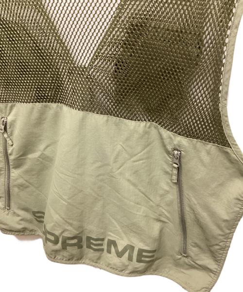 SUPREME（シュプリーム）SUPREME (シュプリーム) Mesh Cargo Vest/メッシュカーゴベスト オリーブ サイズ:Lの古着・服飾アイテム