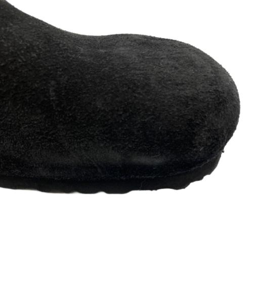 BIRKENSTOCK（ビルケンシュトック）BIRKENSTOCK (ビルケンシュトック) ボストン シアリング / スウェードミュールサンダル ブラック サイズ:42の古着・服飾アイテム