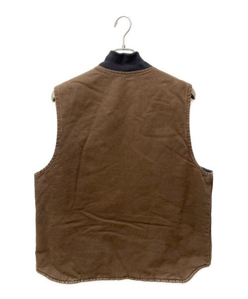 CarHartt（カーハート）CarHartt (カーハート) ダックベスト ブラウン サイズ:採寸参照の古着・服飾アイテム