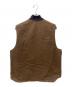 CarHartt (カーハート) ダックベスト ブラウン サイズ:採寸参照：17000円