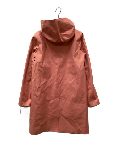 MACKINTOSH（マッキントッシュ）MACKINTOSH (マッキントッシュ) チェックライナーゴム引きコート ピンク サイズ:36の古着・服飾アイテム
