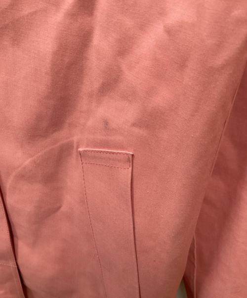 MACKINTOSH（マッキントッシュ）MACKINTOSH (マッキントッシュ) チェックライナーゴム引きコート ピンク サイズ:36の古着・服飾アイテム