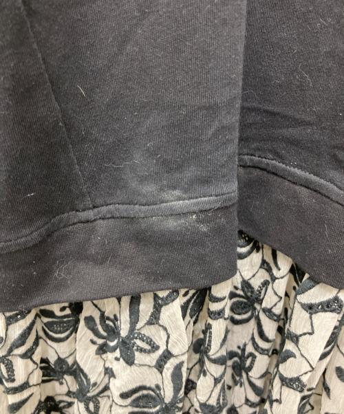 CLANE（クラネ）CLANE (クラネ) フラワーレースミックスワンピース ブラック サイズ:２の古着・服飾アイテム
