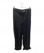 TOGA ARCHIVESトーガアーカイブス）の古着「メッシュセミイージーパンツ」｜ブラック