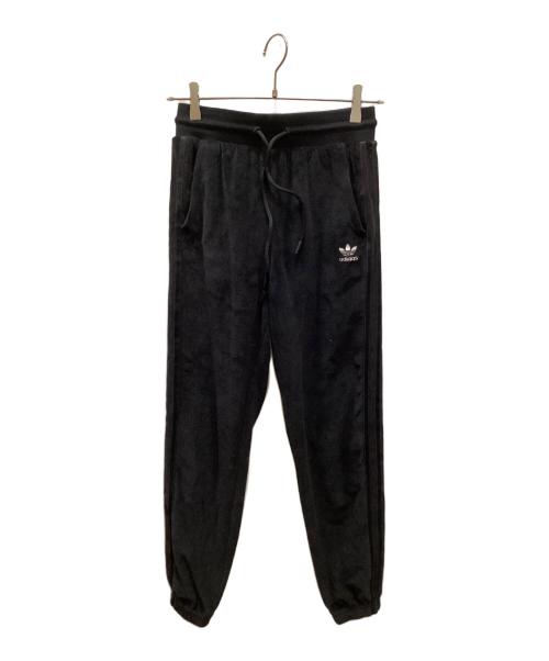 adidas（アディダス）adidas (アディダス) ベロアセットアップスウェット ブラック サイズ:Lの古着・服飾アイテム