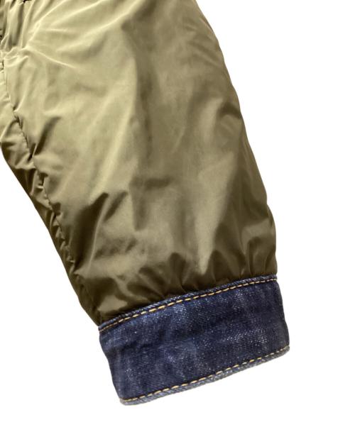 DSQUARED2（ディースクエアード）DSQUARED2 (ディースクエアード) Cyprus Reversible Bomber Jacket/キプロスリバーシブルボンバージャケット インディゴ×オリーブ サイズ:42の古着・服飾アイテム