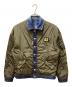 DSQUARED2（ディースクエアード）の古着「Cyprus Reversible Bomber Jacket/キプロスリバーシブルボンバージャケット」｜インディゴ×オリーブ