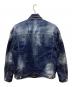 中古・古着 DSQUARED2 (ディースクエアード) Cyprus Reversible Bomber Jacket/キプロスリバーシブルボンバージャケット インディゴ×オリーブ サイズ:42：30000円