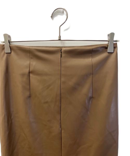 GALLARDA GALANTE（ガリャルダガランテ）GALLARDA GALANTE (ガリャルダガランテ) フェイクレザータイトスカート ブラウンの古着・服飾アイテム