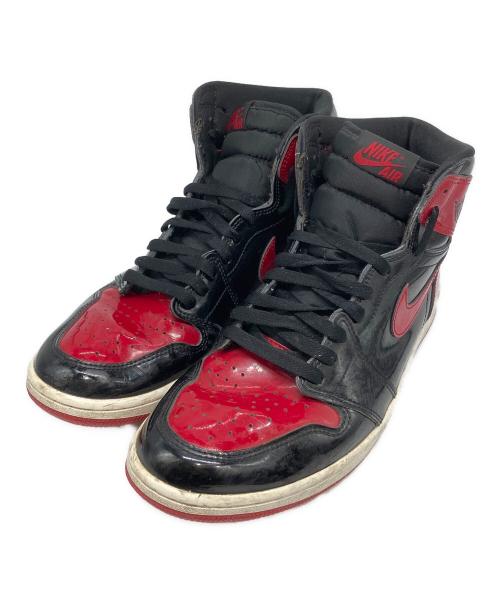 NIKE（ナイキ）NIKE (ナイキ) AIR JORDAN 1 RETRO HIGH OG BRED PATENT レッド×ブラック サイズ:29cmの古着・服飾アイテム