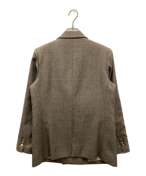 NOLLEY'S sophi（ノーリーズソフィー）NOLLEY'S sophi (ノーリーズソフィー) シャークダブルジャケット ベージュ サイズ:38の古着・服飾アイテム
