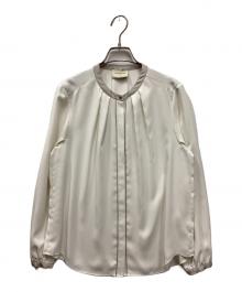 UNITED ARROWS（ユナイテッドアローズ）の古着「バイカラー パイピング ブラウス」｜ホワイト