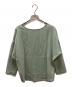 SOEJU (ソージュ) コクーンブラウス8分袖 黄緑 サイズ:M：6000円