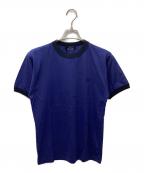 FRED PERRYフレッドペリー）の古着「リンガーTシャツ」｜ブルー